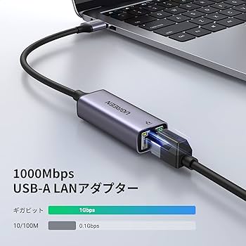 Amazon.co.jp: UGREEN 有線LANアダプター USB LAN 1000Mbps高速